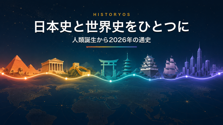 日本史と世界史をひとつに――人類誕生から2026年の通史
